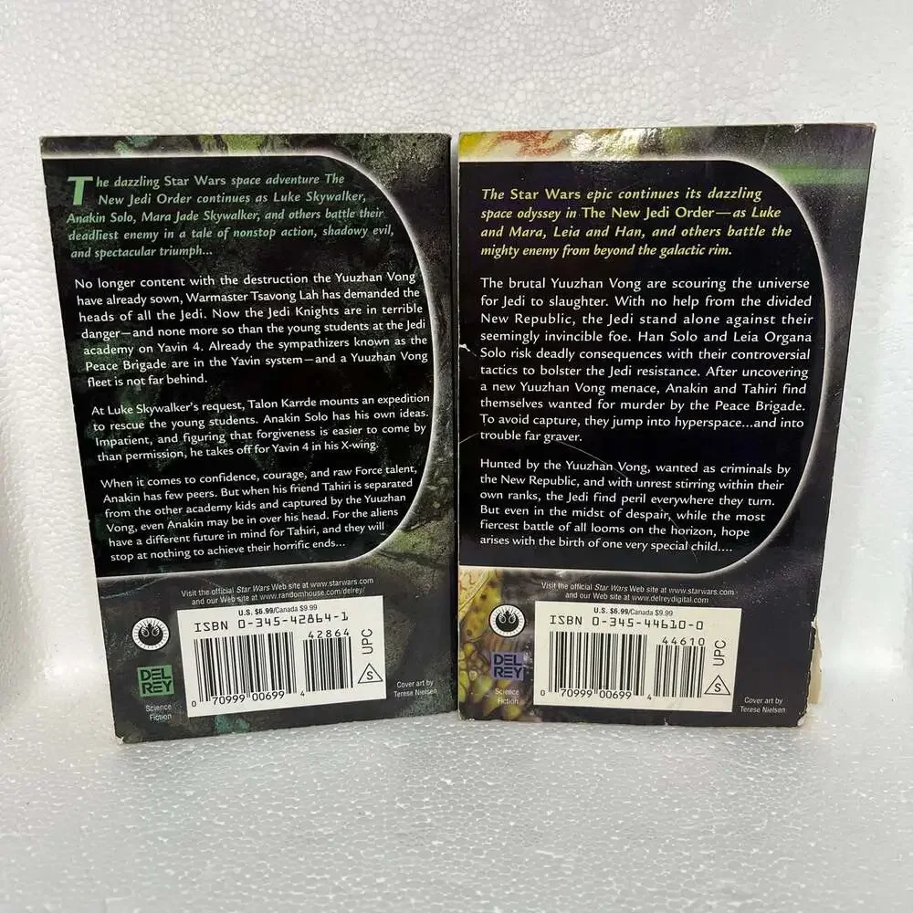 Star Wars | The New Jedi Order - 2001 Edge Of Victory Book 1 & 2 By Greg Keyes